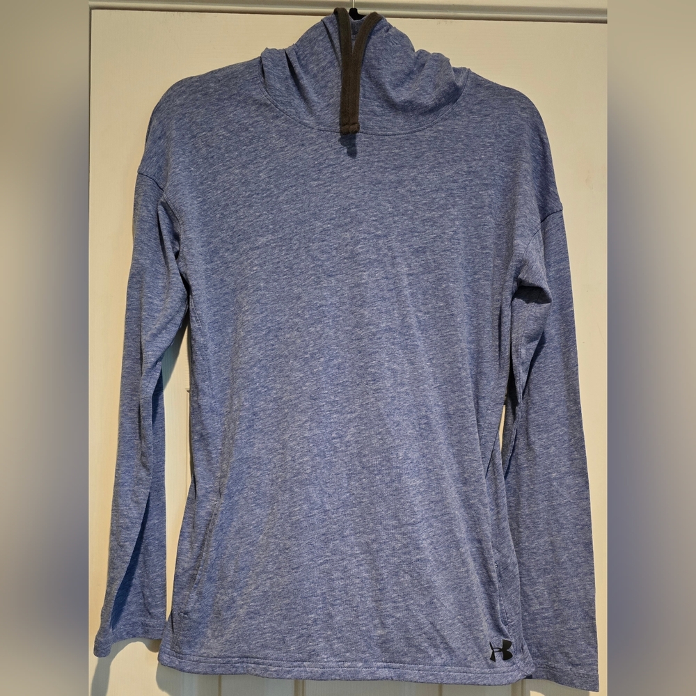 Women's Under Armor Stadium Hoody Blue Size Small
